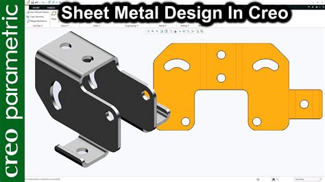 sheet metal creo parametric